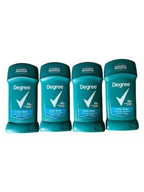 Lot 4 Degree 48H Antiperspirant Deodorant Stick Cool Rush 2.7 oz